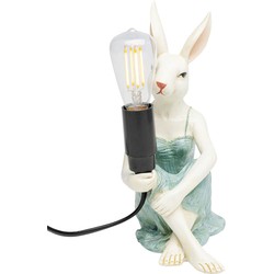 Tafellamp Girl Rabbit 21cm