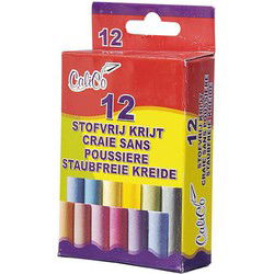 Schoolbord Krijtjes Kleur 12 Stuks