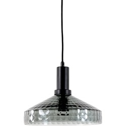 Light & Living - hanglamp - Delilo - zwart - glas - E27 - 2962827