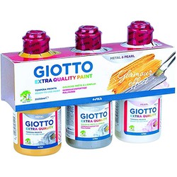 Giotto Giotto Extra Quality Verf 3 x 250 ml - Metal & Pearl