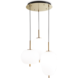 Moderne Witte Hanglamp - Ideal Lux Umile - LED Verlichting - Metaal