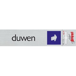 Route Alulook 165 x 44 mm Sticker duwen amsterdam - Pickup
