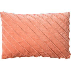 Dutch Decor PACO - Sierkussen velvet 40x60 cm Muted Clay - roze - Dutch Decor