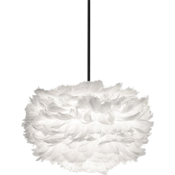 Eos Mini hanglamp white - met koordset zwart - Ø 35 cm