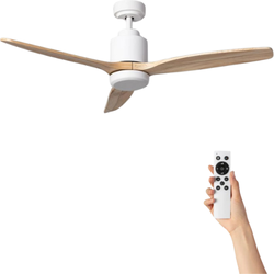 Plafondventilator Alma zonder verlichting - Ø132cm - 6 snelheden - Afstandsbediening - Bruin
