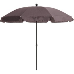 Stokparasol Las Palmas 200 cm with tilt taupe zonwering