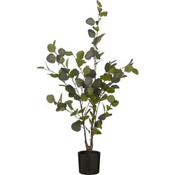 Mica Decorations Eucalyptus Kunstplant in Bloempot - H120 x Ø55 cm - Groen