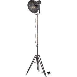 BePureHome Spotlight Staande Vloerlamp - Metaal - Grijs - 167x54x45