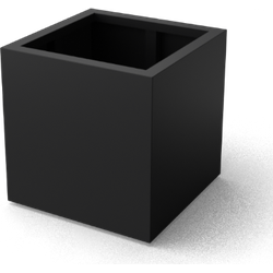 Quadrus vierkante Aluminium plantenbakken Lengte: 700 Breedte: 700 Hoogte: 700