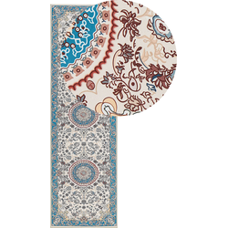Beliani GORDES - Laagpolig-Beige-Polyester
