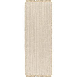 Boho Loper Gang van Jute PAVI - LichtKastanje/Taupe - 80x220cm 