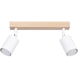 Moderne Plafondlamp Holm Hout -lichts