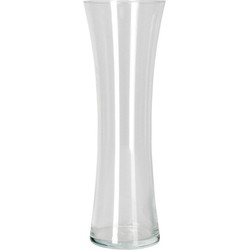 Bloemenvaas/vazen van transparant glas 40 x 13 cm - Vazen
