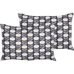 VALSORDA - Tuinkussen set van 2 - Lichtgrijs - 40 x 60 cm - Polyester
