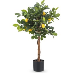 Greenmoods Kunstplant citroenboom - Nep plant - 1 Stuk - 75cm  -