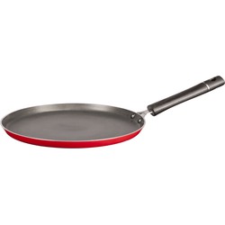 Aluminium pannekoekenpan rood met anti-aanbak laag 24 cm - Koekenpannen