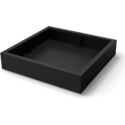 Artus rechthoekige Aluminium plantenbakken Lengte: 1000 Breedte: 1000 Hoogte: 800