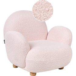 Beliani HEM - Kinderstoel-Roze-Bouclé