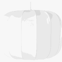 Beliani CABRIALES - Hanglamp-Wit-Nylon