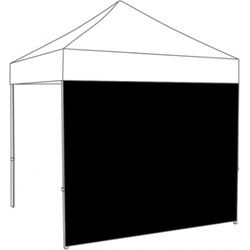 Easy Up vouwtent zijwand dicht polyester , kies je maat en kleur
