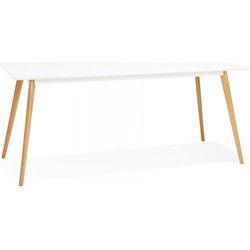 MADY design eettafel 200x90x75 cm Wit