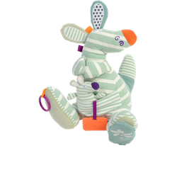 Dolce Dolce Toys speelgoed Primo activiteitenknuffel kangoeroe Ozzie - 38 cm