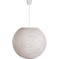Hanglamp Beau met luxe pendel 40 cm wit