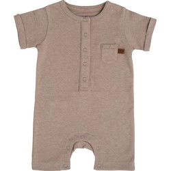 Baby's Only Boxpakje korte mouw Melange - Clay - 68 - 100% ecologisch katoen