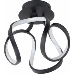 Highlight - Kyra - Plafondlamp - LED - 38 x 38  x 36cm - Zwart