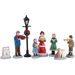 Baily's music school carolers, set of 8