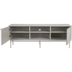 Tv-Meubel Rechthoek - Wit - 155x40x55cm - Cayo