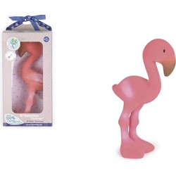 Tikiri Tikiri Rubberen Piepspeelgoed Flamingo - 16 cm