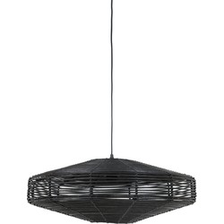 Light & Living - Hanglamp  - 60x60x21 - Zwart