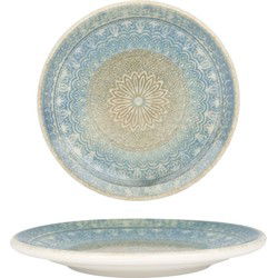 Bonna Dessertbord - Rivus Ethnic - Porselein - 15 cm - set van 6