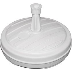 EDA Ronde parasolvoet - wit - D42 cm - 13 liter - Parasolvoeten
