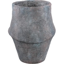 PTMD Bloempot Javay - 25x25x31 cm - Cement - Grijs