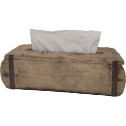 Houten Steenmal Tissuebox