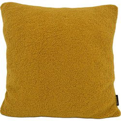 Sierkussen Teddy Okergeel | 45 x 45 cm | Polyester