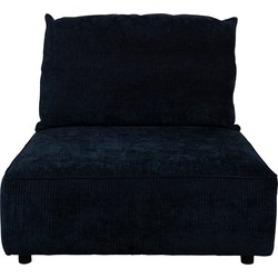 ZUIVER Sofa Element Hunter 1,5-Seater With Back Navy
