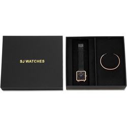 LW Collection SJ WATCHES Geschenkset Masqat Horloge 28.5mm + Armbandje