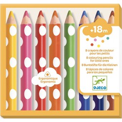 Djeco Djeco kleuren 8 colouring pencils for young children