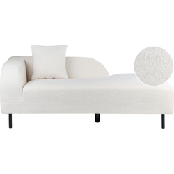LE CRAU - Chaise longue - Wit - Linkerzijde - Polyester