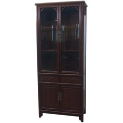 Fine Asianliving Chinese Boekenkast Vitrinekast B80xD39xH190cm