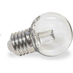 Led lamp warm wit 1 watt met E-27 Fitting
