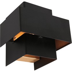 Steinhauer wandlamp Muro - zwart -  - 3367ZW