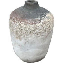 PTMD Vaas Joseph - 23x23x33 cm - Terracotta - Wit