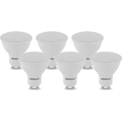 Groenovatie GU10 LED Spot SMD 3,5W Warm Wit 6-Pack