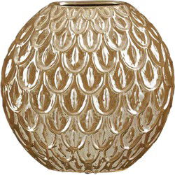 Mica Decorations Vaas Quinn - 43x20x41 cm - Keramiek - Bruin