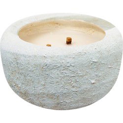 PTMD Gabor Cream Cement Outdoor Candle L