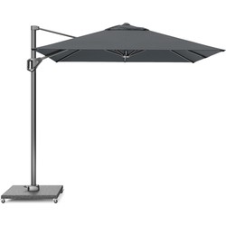 Voyager T1 250x250 cm antraciet zweefparasol zonwering - Platinum